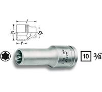 Douille TORX® extérieur T 10 Longueur: 65 mm Hazet 880LG-E10 Propulseur: 3/8\ (10 mm) 1 pc(s)
