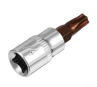 Douille Torx T30 1/4" - Protection contre la rouille | Lot de 2, entraînement 1/4", taille T30, acier au chrome vanadium, résistant à la rouille, idéal pour les vis