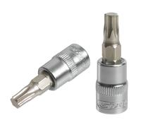 KS Tools 922.1484 - Douille tournevis TORX® 1/4'', L.37 mm - T30 - Gamme ULTIMATE® - En Chrome Vanadium - Finition chromée satinée