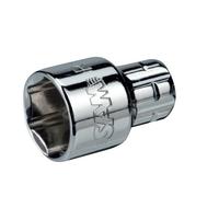 Douille traversante 1/4'' - 6 pans - 13 mm SAM OUTILLAGE