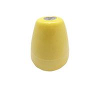 Douille vintage E27 en céramique jaune, idéale pour donner une touche rétro et chaleureuse à vos espaces. Parfait pour les lampes de style ancien et les décorations uniques.