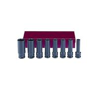 douilles a choc longues 3/8 sae, pouces, imperiales -