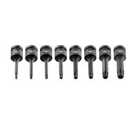 Douilles à chocs Torx 1/2"" - NEO TOOLS - 08-712 - 8 pièces - Tailles T25-T60 - Carré 1/2""