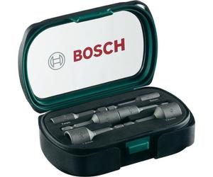 Douilles à emmanchement Bosch Promoline, 6 mm, 7 mm, 8 mm, 10 mm, 12 mm, 13 mm, 6 pièces, Entraînement 1/4"