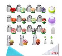 Douilles à Pâtisserie - Heureux d'acheter - Kit de Décoration - Acier Inoxydable - 31 Pcs - Facile à Utiliser