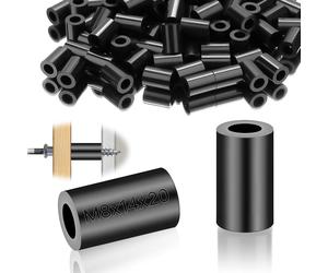 Douilles de distance en plastique M8, rondelles de distance en nylon, joints d'étanchéité en ABS, joints de distance en caoutchouc (50 pièces)