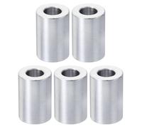 Douilles d'espacement en aluminium M10, lot de 5, dimensions 10,5 x 20 x 30 mm