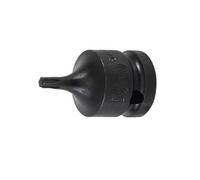 douilles embouts 1/2 impact a chocs torx court de t20 a t70 - dimensions : torx-t25-choc -