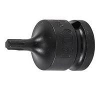 douilles embouts 1/2 impact a chocs torx court de t20 a t70 - dimensions : torx-t30-choc - Bgs Technic