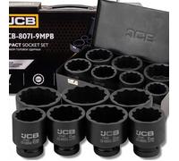 Douilles - embouts Jcb Jeu de douilles à chocs 1 7 pièces (12 pans) (46-75 mm)