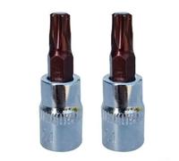 Douilles Étoilées Femelles 1/4" pour Visseuse Choc Résistantes(T30) | Acier chrome vanadium, traitement thermique, résistance pour usure, couple élevé, pour t8 à T40