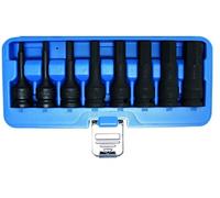 douilles impact 6 pans males a choc carre 1/2 coffret de 8 douilles -