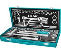 Douilles, jeu de 24, 1/2", 1/2" TOTAL-OUTILS
