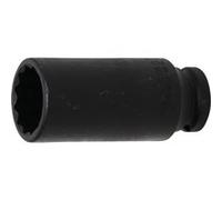 douilles profondes impact a choc 12 pans longues 1/2 - 12 pans longue 27 mm - Bgs Technic