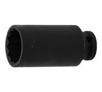 douilles profondes impact a choc 12 pans longues 1/2 - 12 pans longue 30 mm - Bgs Technic