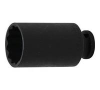 douilles profondes impact a choc 12 pans longues 1/2 - 12 pans longue 34 mm - Bgs Technic