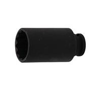 douilles profondes impact a choc 12 pans longues 1/2 - 12 pans longue 32 mm - Bgs Technic