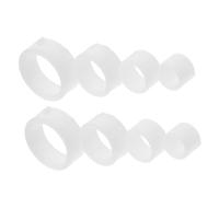Douilles Réductrices pour Meuleuse D'établi, 2 Kits, Plastique Blanc | Rapide du Diamètre D’alésage, Épaisseur 9-12mm, pour Ateliers de Garage et Usage Domestique