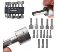 Douilles Rosfix 5-12 mm, montage 1/4, 14 pcs.