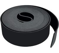 DOUJIAO Bande de Caoutchouc Bande Néoprene 25 mm x 3 mm x 3 m -Jplaque Caoutchouc, Antidérapant, Anti-Vibrations | Idéal pour Bricolage, Étanchéité & Revêtement
