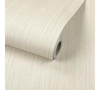 Douthfolle Papier Peint Adhésif Beige Effet Paille Tissée 40x500cm,Papier Peint Autocollant Lin pour Meuble,Chambre,Salon,Cuisine,Rénovation Décoration Intérieure,Imperméable PVC