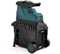 DOVAMAN GT10 Broyeur de Jardin Silencieux, Rouleau à 6 Dents, Ratio de Broyage 18:1, 2800W Moteur Sans Balais, Broie jusqu'à 45mm, 88dB, 55L Bac, Broyage Sans Effort du Déchets de Jardin