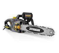 DOVAMAN Tronçonneuse Électrique 2400W, Tensionnement Sans Outil en un Pas, 40cm Guide et Chaîne Oregon, 15m/s Vitesse de Chaîne, Lubrification Automatique, Frein Mécanique, 2 Chaînes - DCS01A