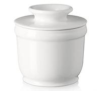 DOWAN Beurrier à Eau avec joint d'étanchéité - Pot à Beurre Français avec Couvercle pour Récipient à Beurre - Capacité de 170 g