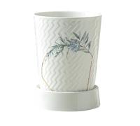 Dowbom Égouttoir en céramique pour couverts et baguettes chinoises, support de vidange, porte-couverts avec poignée, porte-baguettes pour cuisine (H)