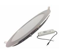 Downlight Dalle LED 18W Extra Plate Ronde ALU - Unité/Blanc Froid 6000K - 8000K