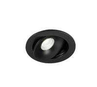 Downlight encastré à LED rotatif à 360 degrés rond à intensité variable | Plafonnier(White,COLD WHITE_5W NO DIMMABLE)
