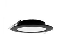 Downlight encastré rond noir LED 12W 4000K ?17 Ecolight