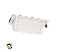 Downlight Led 24w Rectangulaire Orientable Chip Cct Sélectionnable 120 Lm/W Coupe 210x125 Mm No Flicker Sélectionnable (Chaud-Neutre-Froid)