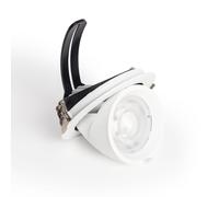 LEDKIA LIGHTING Downlight LED 24 W circulaire orientable puce 38° CCT 120 lm/W Coupe Ø 120 mm Sélectionnable (chaud-neutre)