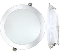DOWNLIGHT LED 25W 3000K D230MM PLATA 1900LM SILVER