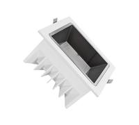 Downlight Led 30w Carrée Premium Cri90 Coupe 145x145 Mm 2700k Blanc Chaud
