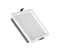 Downlight Led 40w Carré Aero 130 Lm/W Microprismatique Lifud Coupe 210x210 Mm Blanc Neutre 4000k