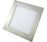Downlight 12w 4000k carré agamenon 990lm nickel 17x17