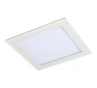 Downlight Led Carré Agamemnon 18w 4000k 1400lm Blanc (22x22x2cm) Coupe 20,5x20,5cm