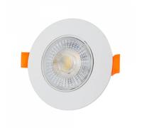 Downlight LED encastré 3/5/7W CCT blanc rond Ecolight