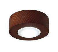 Downlight monté en surface en bois massif de style japonais, plafonnier en noyer Appareils d'éclairage à LED pour allée de chambre à coucher Balcon Porche d'entrée Magasin de vêtements décoratif