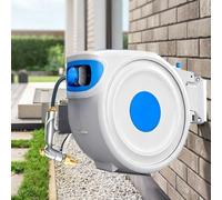 DowPie Dévidoir, Tuyau rétractable 25m/40m, Retour Automatique Lent D