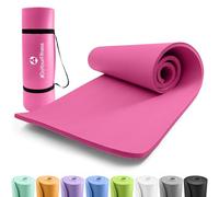 #DoYourFitness x World Fitness | Tapis de fitness "Jivan" | 183x61x2cm | antidérapant & robuste | tapis de gymnastique idéal pour yoga, pilates, workout, outdoor, gym & home | Rose