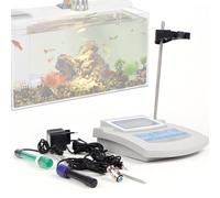 DOZPAL Moniteur numérique de qualité de l'eau de Piscine | Kit de pH-mètre de paillasse 6-en-1 (qualité laboratoire) pour aquarium, laboratoire, exploitation agricole et pisciculture