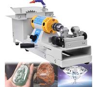DPDZSW Machine De Meulage De Polissage De Pierres Précieuses, Scie Lapidaire De Bijoux De Bricolage 0-10 000 TR/Min, pour Machine De Polissage De Bijoux en Argent Doré, Machine Découpe, Perceuse