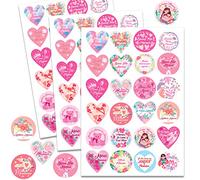 DPKOW 72pcs Bonne Fête Autocollants d'Étiquette pour Maman et Grands-Mères, Je t'Aime Super Maman Stickers pour Cadeaux Sac Boîte, Enveloppe Emballage Sceau Autocollants Merci