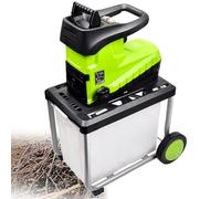 DPLXQPP Broyeur De Végétaux électrique 2800w,Broyeur Puissant pour Branches Jusqu'à 45mm,Bac De Ramassage 60l,5000 TR/Min,Faible Bruit (94db),Jardinage écologique Et Durable,Chippers