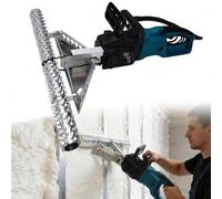 DPLXQPP Machine à Découper La Mousse Polyuréthane 1800w,Raboteuse à Mousse à Cellules Ouvertes avec Lames Rotatives De Précision,Coupe Isolant en Mousse Au Ras des Solives sans Openhole-50cm