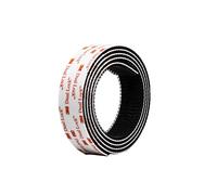 DPM Tapes - Bande Adhésive 3M Dual Lock SJ3550, Fixation Réutilisable Type Attache/Détache Haute Résistance pour Voiture, Dashcam, GoPro, Système de Péage, DIY, Noir (25,4 mm x 1 m)