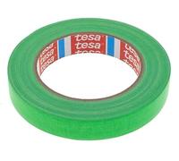 Dpm tapes - Tesa 4671 - Ruban Adhésif Toile Gaffer, Tissu Enduit PE Coloré, Épais, Très Adhésif, Déchirable à la Main, Intérieur/Extérieur, Arts & Spectacles, Signalisation - Vert Fluo (19 mm x 25 m)